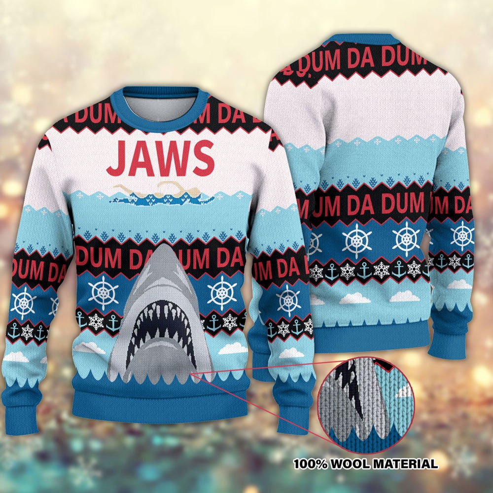 Shark Ugly Christmas Sweater - Vuccie