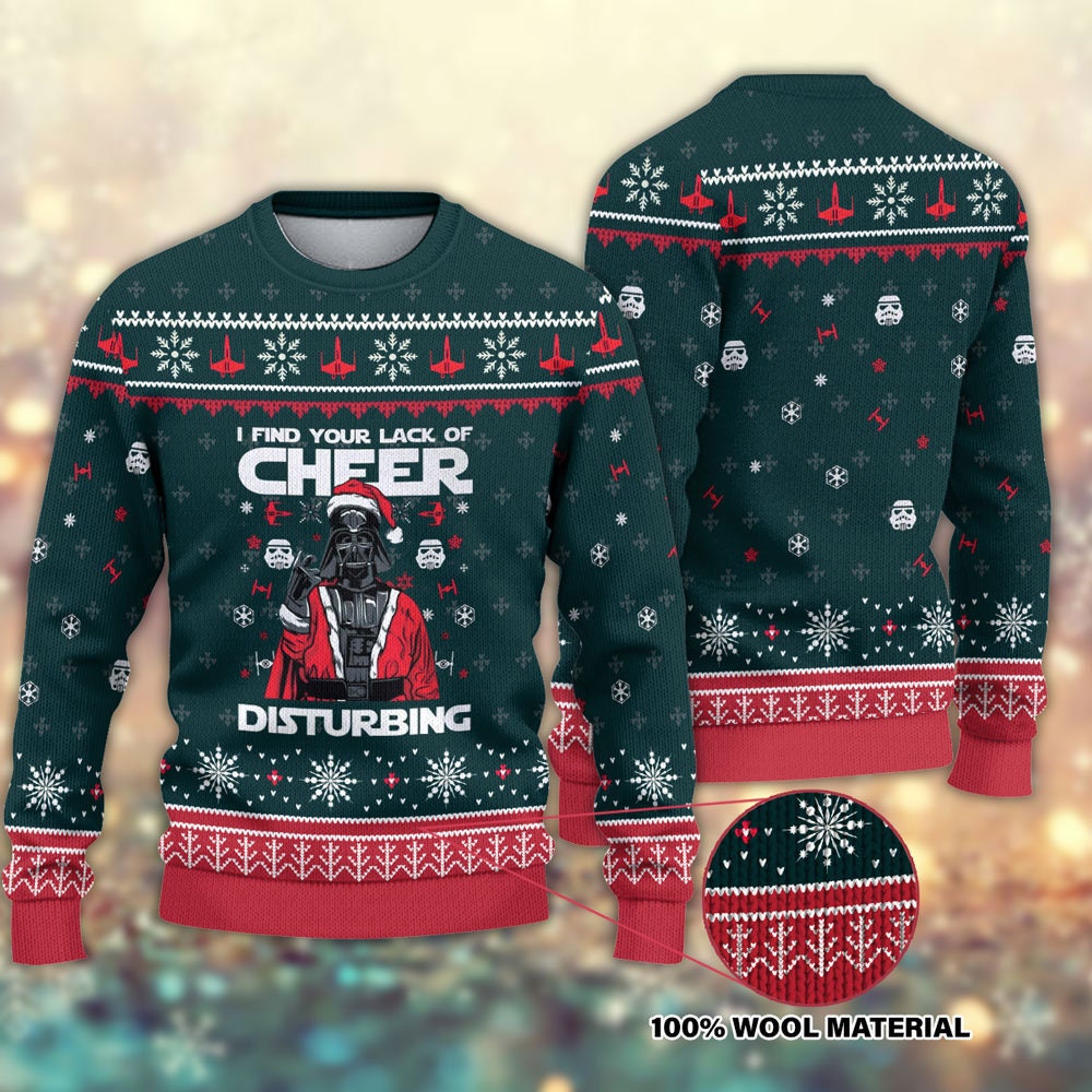 Cheer Disturbin Christmas Ugly Sweater Cheer Disturbin Christmas Ugly Sweater