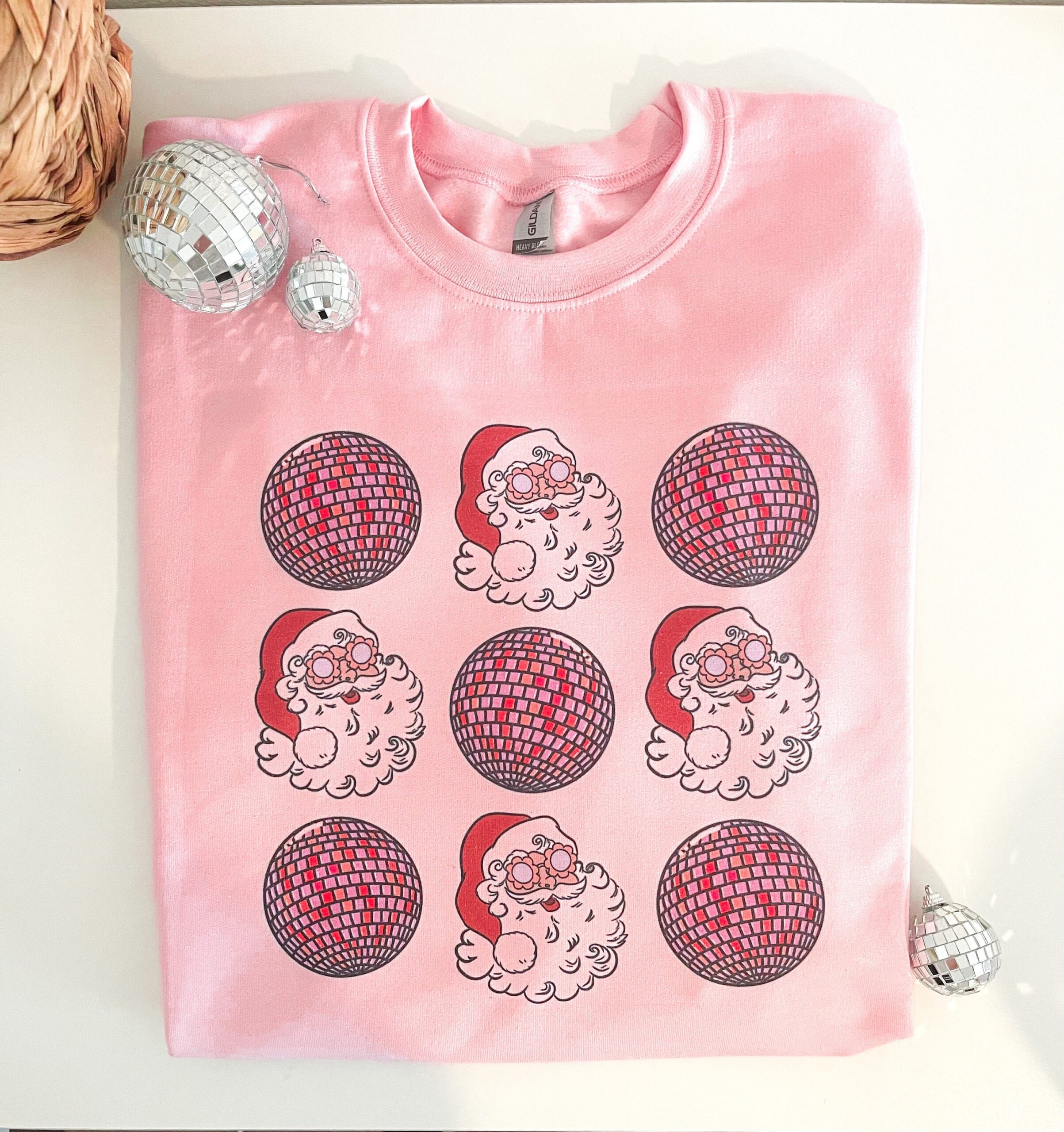 Groovy Santa Christmas Sweatshirt Groovy Santa Christmas Sweatshirt